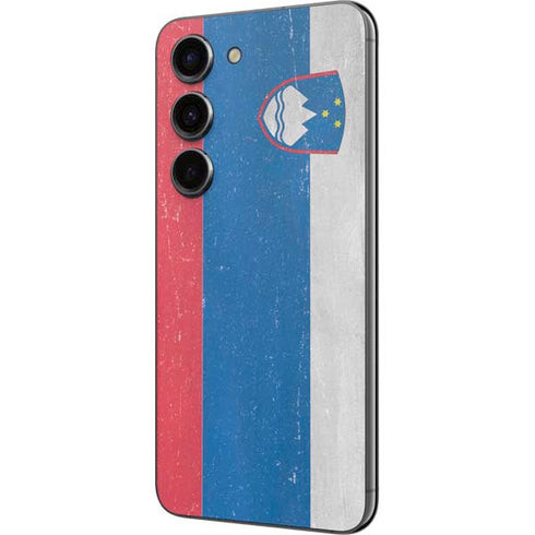Slovenia Flag Distressed Galaxy S23 Skin