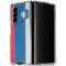 Slovenia Flag Distressed Galaxy Z Fold4 5G Clear Case
