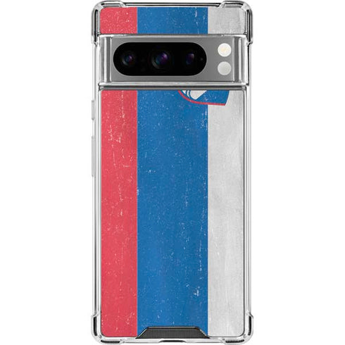 Slovenia Flag Distressed Google Pixel 8 Pro Clear Case