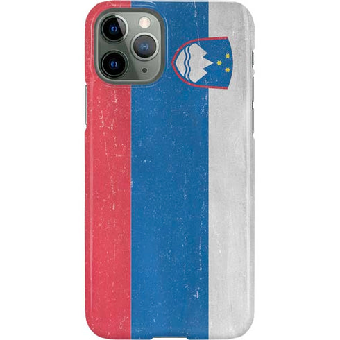 Slovenia Flag Distressed iPhone 11 Pro Lite Case