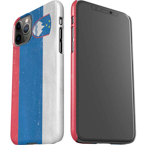 Slovenia Flag Distressed iPhone 11 Pro Lite Case