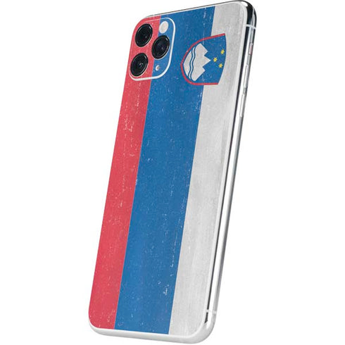 Slovenia Flag Distressed iPhone 11 Pro Max Skin