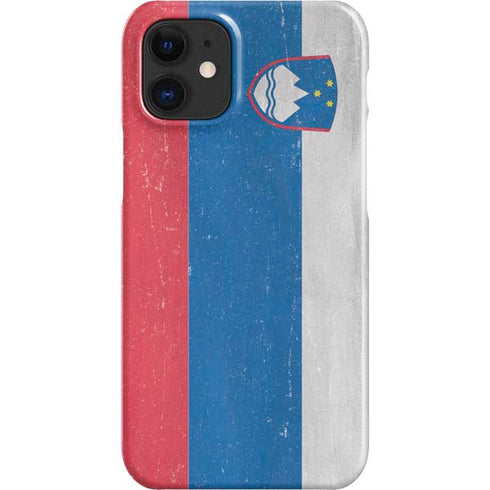 Slovenia Flag Distressed iPhone 12 Mini Lite Case