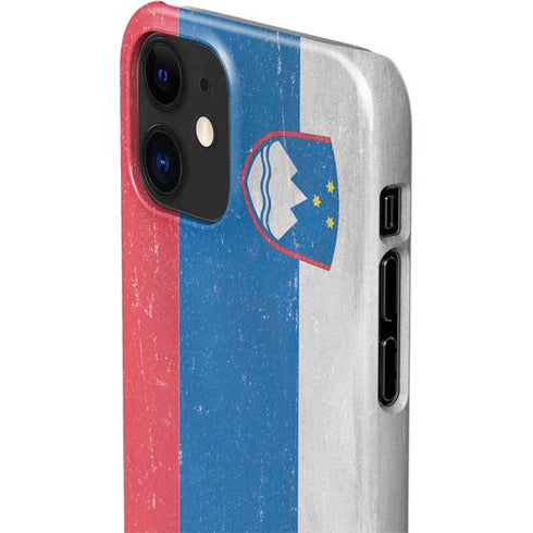 Slovenia Flag Distressed iPhone 12 Mini Lite Case