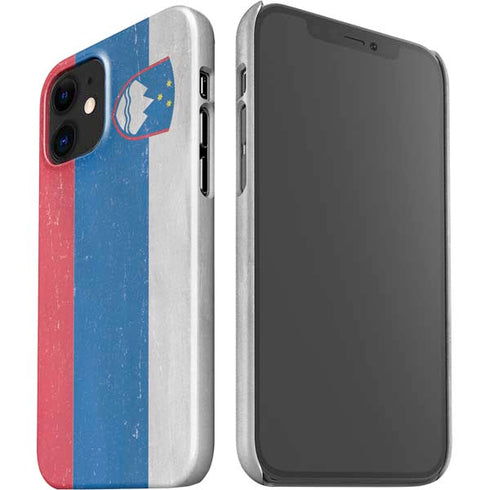 Slovenia Flag Distressed iPhone 12 Mini Lite Case