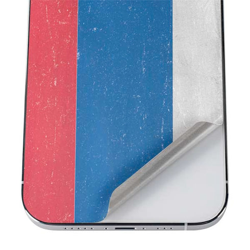 Slovenia Flag Distressed iPhone 12 Pro Skin