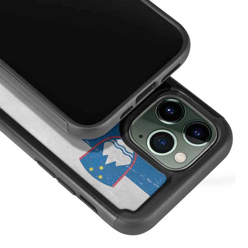 Slovenia Flag Distressed iPhone 13 Pro Cargo Case