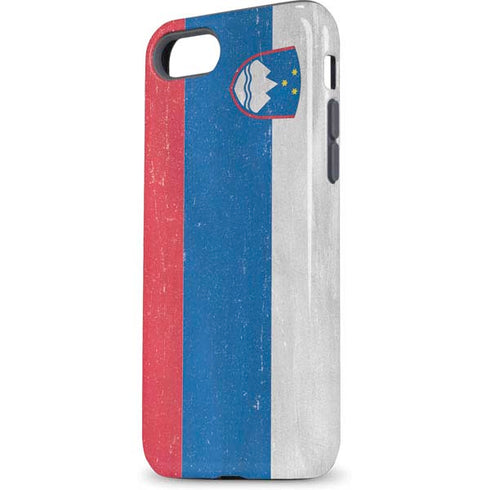Slovenia Flag Distressed iPhone 7 Pro Case