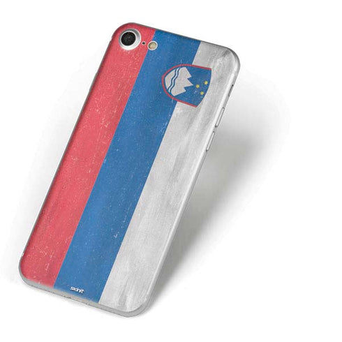 Slovenia Flag Distressed iPhone 7 Skin