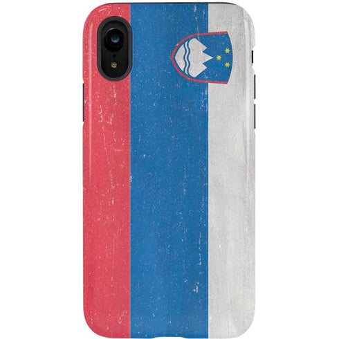 Slovenia Flag Distressed iPhone XR Pro Case