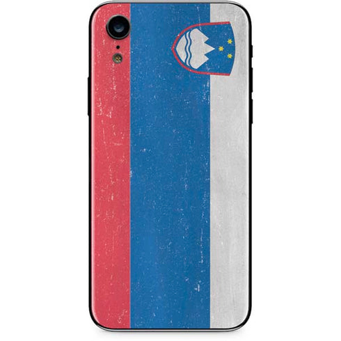 Slovenia Flag Distressed iPhone XR Skin