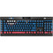 Slovenia Flag Distressed K95 RGB PLATINUM Mechanical Gaming Keyboard Skin