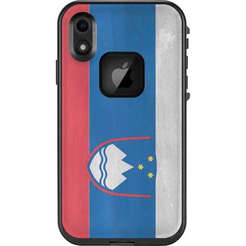 Slovenia Flag Distressed LifeProof Fre iPhone Skin