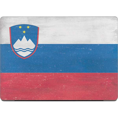 Slovenia Flag Distressed MacBook Pro 14in (2021-24) Skin