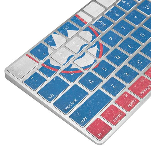 Slovenia Flag Distressed Magic Keyboard Skin