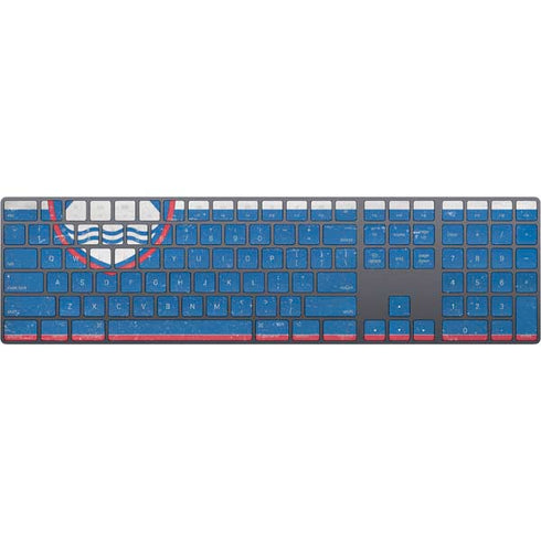 Slovenia Flag Distressed Magic Keyboard with Numeric Keypad Skin