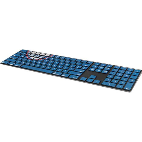 Slovenia Flag Distressed Magic Keyboard with Numeric Keypad Skin