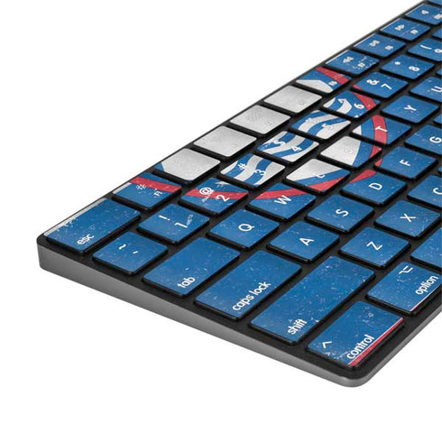 Slovenia Flag Distressed Magic Keyboard with Numeric Keypad Skin