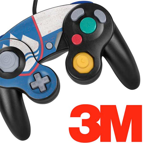 Slovenia Flag Distressed Nintendo GameCube Controller Skin