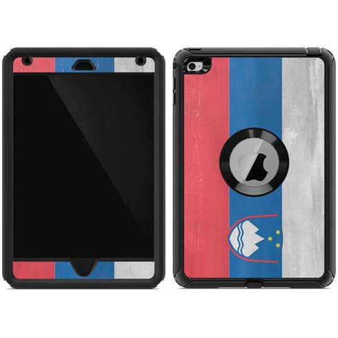 Slovenia Flag Distressed Otterbox Defender iPad Skin