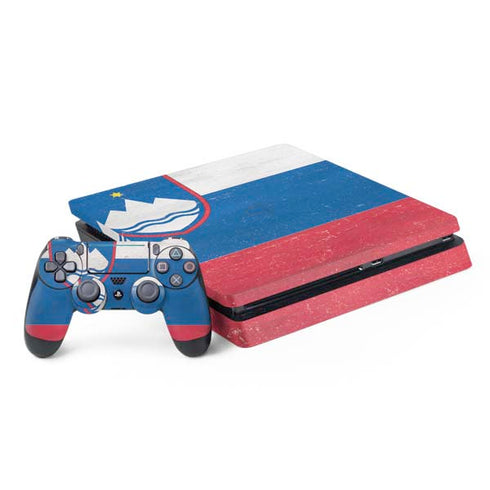 Slovenia Flag Distressed PS4 Slim Bundle Skin