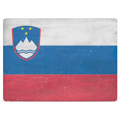 Slovenia Flag Distressed Surface Laptop 2 Skin