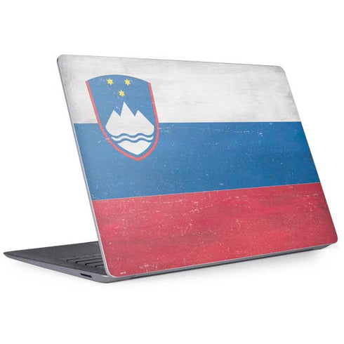Slovenia Flag Distressed Surface Laptop 3 13.5in Skin
