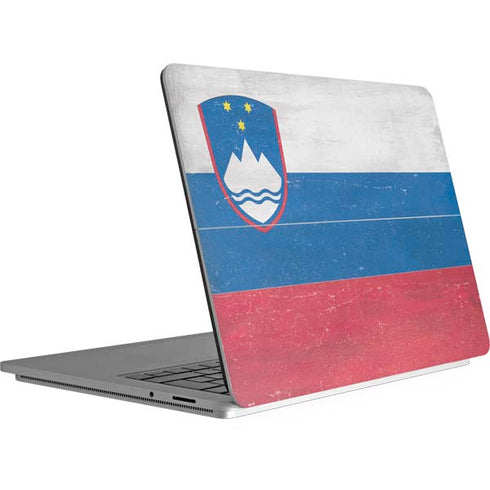 Slovenia Flag Distressed Surface Laptop Studio Skin