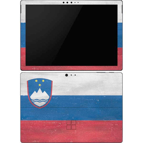 Slovenia Flag Distressed Surface Pro 6 Skin