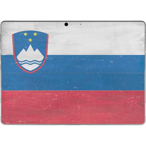 Slovenia Flag Distressed Surface Pro 8 Skin