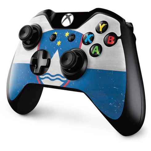 Slovenia Flag Distressed Xbox One Controller Skin