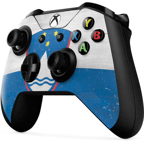 Slovenia Flag Distressed Xbox One X Controller Skin