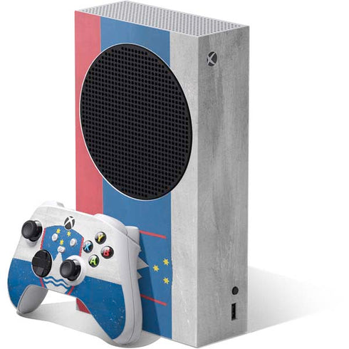 Slovenia Flag Distressed Xbox Series S Skins