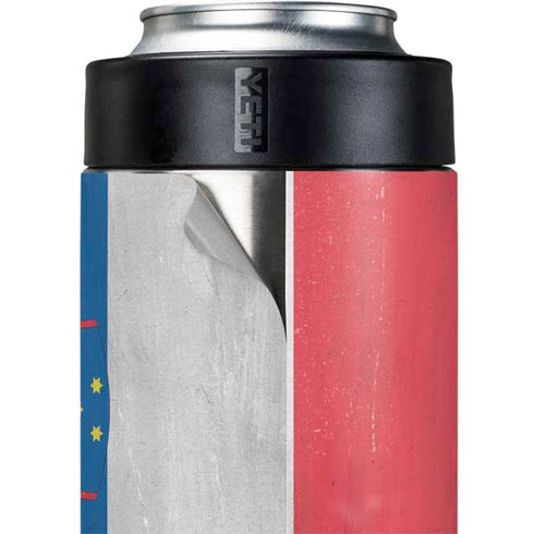 Slovenia Flag Distressed Yeti Colster Can Insulator Skin