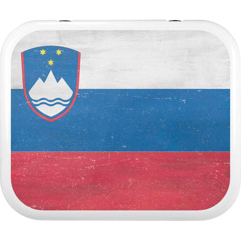 Slovenia Flag Distressed YETI Roadie 24 Hard Cooler Skin