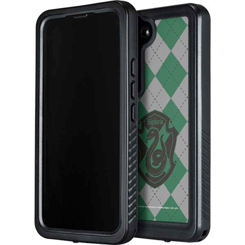 Wizarding World Harry Potter Slytherin Crest Galaxy S23 Waterproof Case