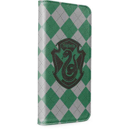 Wizarding World Harry Potter Slytherin Crest iPhone 15 Plus Folio Case