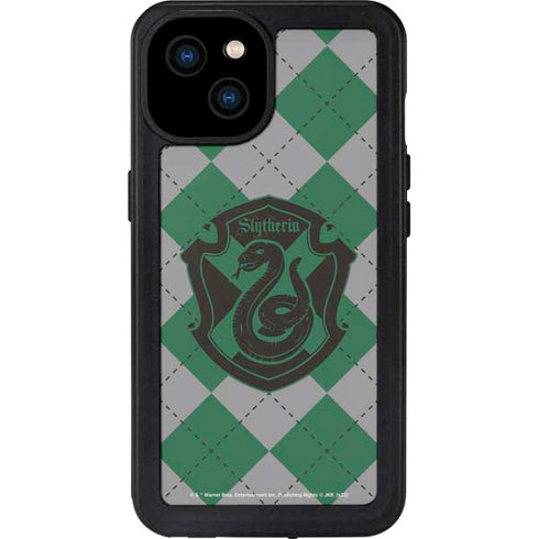 Wizarding World Harry Potter Slytherin Crest iPhone 15 Plus Waterproof Case