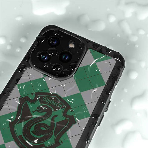 Wizarding World Harry Potter Slytherin Crest iPhone 15 Pro Waterproof Case