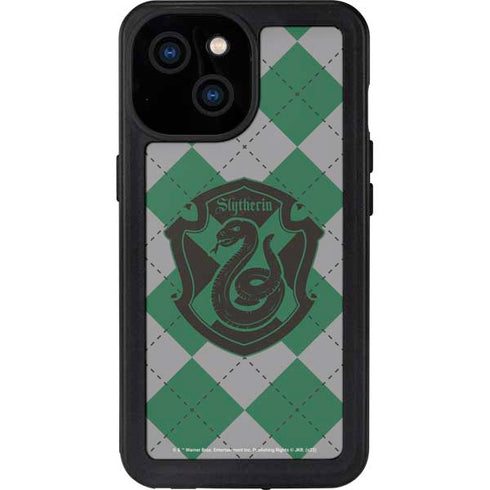 Wizarding World Harry Potter Slytherin Crest iPhone 15 Waterproof Case