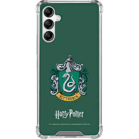 Wizarding World Harry Potter Slytherin House Crest Galaxy A14 5G Clear Case
