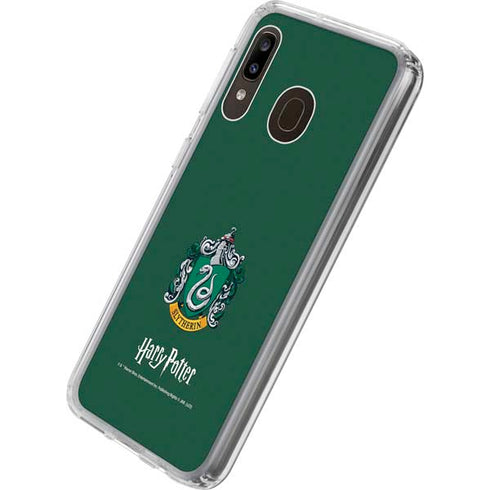 Wizarding World Harry Potter Slytherin House Crest Galaxy A20 Clear Case