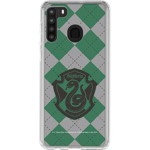 Wizarding World Harry Potter Slytherin Crest Galaxy A21 Clear Case