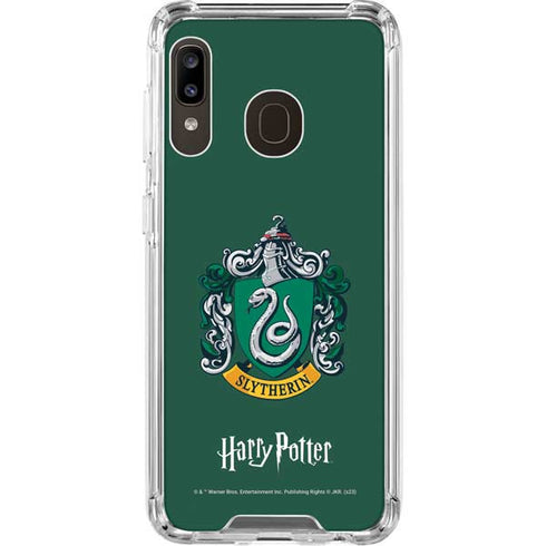 Wizarding World Harry Potter Slytherin House Crest Galaxy A30 Clear Case