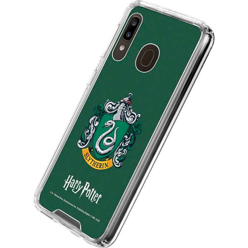 Wizarding World Harry Potter Slytherin House Crest Galaxy A30 Clear Case