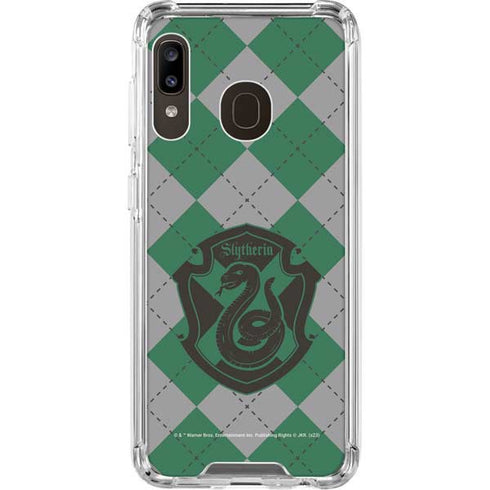 Wizarding World Harry Potter Slytherin Crest Galaxy A30 Clear Case