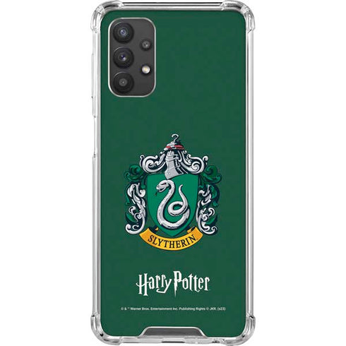 Wizarding World Harry Potter Slytherin House Crest Galaxy A32 5G Clear Case