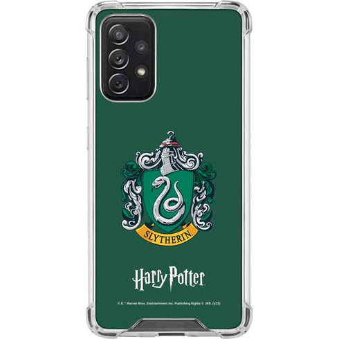 Wizarding World Harry Potter Slytherin House Crest Galaxy A72 5G Clear Case