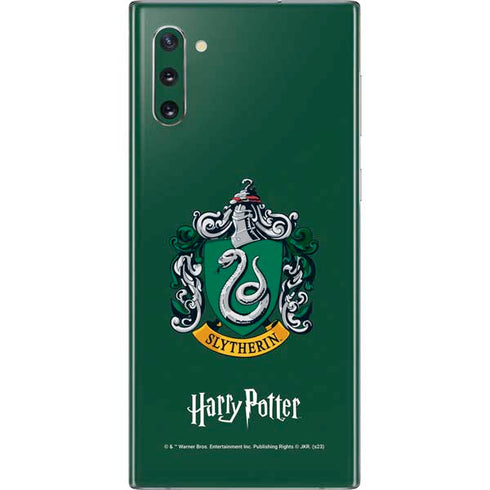 Wizarding World Harry Potter Slytherin House Crest Galaxy Note 10 Skin