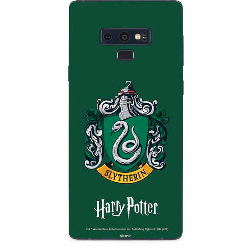Wizarding World Harry Potter Slytherin House Crest Galaxy Note 9 Skin